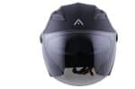 CASCO JET ADN COSMO NEGRO MATE - Imagen 2