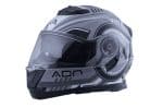 CASCO MODULAR DNA AUDACE PULSAR GRIS BLANCO - Imagen 2