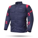 CHAQUETAS DE CORDURA DEGEND  ROAD HOMBRE NEGRO Y ROJO 3/4