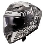 CASCO INTEGRAL DE LS2 -FF807 DRAGON ENTHUM SILVER/ PLATA