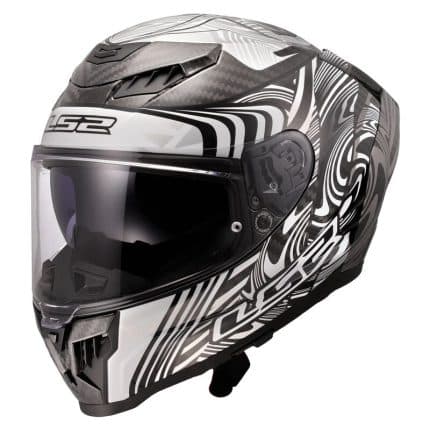 CASCO INTEGRAL DE LS2 -FF807 DRAGON ENTHUM SILVER/ PLATA