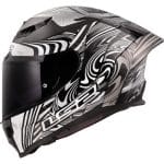 CASCO INTEGRAL DE LS2 -FF807 DRAGON ENTHUM SILVER/ PLATA - Imagen 2