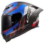 CASCO INTEGRAL DE LS2 - FF807 DRAGON TRAX BLUE RED/ AZUL ROJO NEGRO - Imagen 2