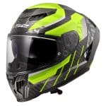 CASCO INTEGRAL DE LS2 - FF807 DRAGON TRAX H-VIS YELLOW/ AMARILLO H-VIS NEGRO