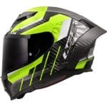 CASCO INTEGRAL DE LS2 - FF807 DRAGON TRAX H-VIS YELLOW/ AMARILLO H-VIS NEGRO - Imagen 2