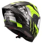 CASCO INTEGRAL DE LS2 - FF807 DRAGON TRAX H-VIS YELLOW/ AMARILLO H-VIS NEGRO - Imagen 4