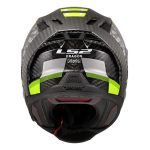 CASCO INTEGRAL DE LS2 - FF807 DRAGON TRAX H-VIS YELLOW/ AMARILLO H-VIS NEGRO - Imagen 5