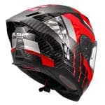 CASCO INTEGRAL DE LS2 - FF807 DRAGON TRAX RED/ ROJO BLANCO NEGRO - Imagen 4