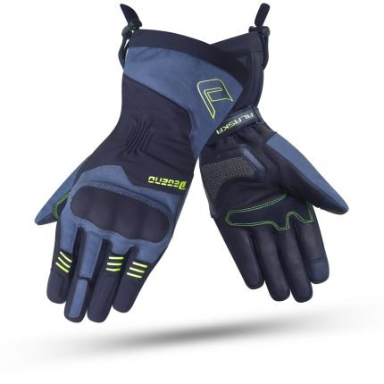 GUANTES DE MOTO INVIERNO DEGEND ALASKA HOMBRE NEGRO, GRIS Y FLUOR