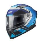 CASCO INTEGRAL MT HELMET BRAKER SV INCEPTION B7 MATE AZUL BLANCO NEGRO /ECE 22.06