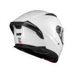 CASCO INTEGRAL MT HELMET BRAKER SV PURE A0 BRILLO BLANCO  /ECE 22.06 - Imagen 4