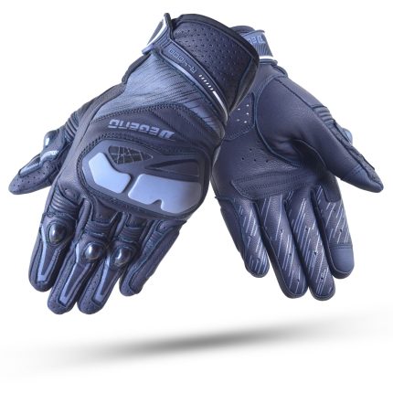 GUANTES DE VERANO EN PIEL DEGEND R-4000 NEGRO Y GRIS