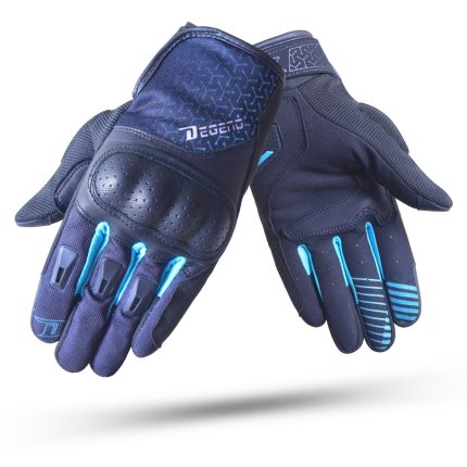 GUANTES DE VERANO DEGEND SHIVER MUJER NEGRO Y TURQUESA