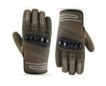 GUANTES DE INVIERNO PARA MOTORISTAS, UNISEX, IMPERMEABLES Y TERMICOS/ UNIK C-07 MARRON