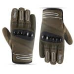 GUANTES DE INVIERNO PARA MOTORISTAS, UNISEX, IMPERMEABLES Y TERMICOS/ UNIK C-07 MARRON