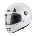 CASCO INTEGRAL HELMET MT JARAMA SV PURE A0 BLANCO BRILLO