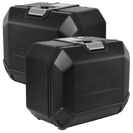SHAD MALETA LATERAL  DERECHA Y IZQUIERDA TR47L TERRA BLACK EDITION