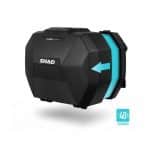 SHAD BAÚL- MALETAS LATERALES EXPANDIBLES SH38X CARBONO - Imagen 3