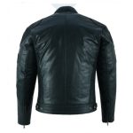 CHAQUETA DE MOTO EN CUERO ROXTON FIRE PIEL  ENVEJECIDO CAFE RACER  CON FORRO Y PROTECCIONES CE - Imagen 3