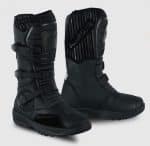 BOTAS DE MOTO SUZUKA CAÑA ALTA NEGRO ADVENTURE TOURING TRAIL EN PIEL CON PROTECCIONES CE