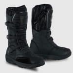 BOTAS DE MOTO SUZUKA CAÑA ALTA NEGRO ADVENTURE TOURING TRAIL EN PIEL CON PROTECCIONES CE