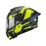 CASCO INTEGRAL MT HELMET THUNDER 4 SV LUMEX B27 MATE AMARRILO AZUL  /ECE 22.06 - Imagen 2