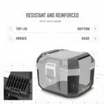 SHAD BAÚL-MALETA TRASERA TOP CASE TR41 TERRA NEGRO - Imagen 8