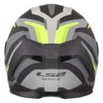 CASCO INTEGRAL LS2-FF820 RAPID III HYPER BLACK H-V YELLOW .ECE 22.06/ NEGRO H-V AMARILLO - Imagen 6
