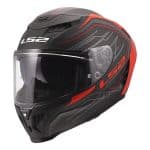 CASCO INTEGRAL DE LS2 - FF807 DRAGON SUBIC RED/ NEGRO ROJO