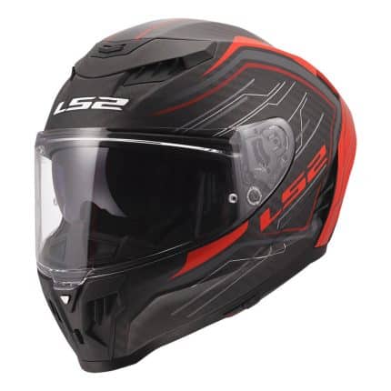CASCO INTEGRAL DE LS2 - FF807 DRAGON SUBIC RED/ NEGRO ROJO