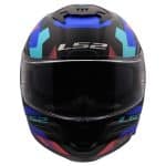 CASCO INTEGRAL DE LS2 -FF808 STREAM II MIKA BLACK BLUE-06/ NEGRO AZUL - Imagen 3