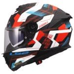 CASCO INTEGRAL DE LS2 -FF808 STREAM II MIKA WHITE BLUE RED-06/ BLANCO AZUL ROJO - Imagen 2