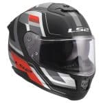 CASCO INTEGRAL DE LS2 -FF808 STREAM II VINTAGE BLACK GREY RED-06/ NEGRO GRIS ROJO - Imagen 4