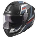 CASCO INTEGRAL DE LS2 -FF808 STREAM II VINTAGE BLACK PETROL-06/ NEGRO ROJO AZUL GASOLINA
