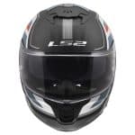 CASCO INTEGRAL DE LS2 -FF808 STREAM II VINTAGE BLACK PETROL-06/ NEGRO ROJO AZUL GASOLINA - Imagen 3