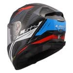CASCO INTEGRAL CARBON LS2-FF811 VECTOR II C SAVAGE WHITE BLUE RED-06/ BLANCO AZUL ROJO - Imagen 3