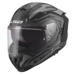 CASCO INTEGRAL DE LS2 -FF817 CHALLENGER II DRAVIX GREY ECE 22.06/ GRIS NEGRO