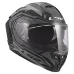 CASCO INTEGRAL DE LS2 -FF817 CHALLENGER II DRAVIX GREY ECE 22.06/ GRIS NEGRO - Imagen 2