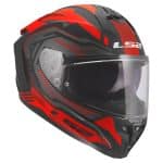 CASCO INTEGRAL DE LS2 -FF817 CHALLENGER II DRAVIX RED ECE 22.06/ ROJO NEGRO - Imagen 2