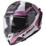 CASCO INTEGRAL DE LS2 -FF817 CHALLENGER II FLAMAN LAVENDER ECE 22.06/ ROSA BLANCO AZUL
