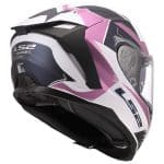 CASCO INTEGRAL DE LS2 -FF817 CHALLENGER II FLAMAN LAVENDER ECE 22.06/ ROSA BLANCO AZUL - Imagen 3