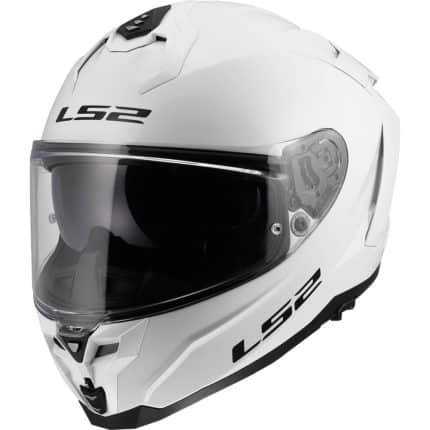 CASCO INTEGRAL DE LS2 -FF817 CHALLENGER II SOLID WHITE ECE 22.06/ BLANCO