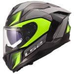 CASCO INTEGRAL DE LS2 -FF817 CHALLENGER II VIPER GREY H-V YELLOW ECE 22.06/ GRIS H-V AMARILLO