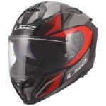 CASCO INTEGRAL DE LS2 -FF817 CHALLENGER II VIPER GREY RED ECE 22.06/ ROJO GRIS