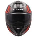 CASCO INTEGRAL DE LS2 -FF817 CHALLENGER II VIPER GREY RED ECE 22.06/ ROJO GRIS - Imagen 4