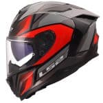 CASCO INTEGRAL DE LS2 -FF817 CHALLENGER II VIPER GREY RED ECE 22.06/ ROJO GRIS - Imagen 3
