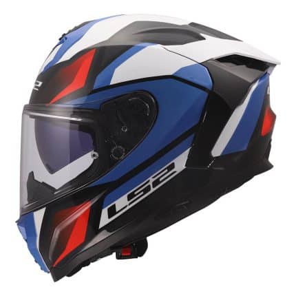 CASCO INTEGRAL DE LS2 -FF817 CHALLENGER II VIPER WHITE BLUE RED ECE 22.06/ BLANCO AZUL ROJO