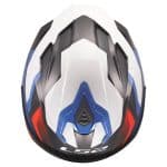 CASCO INTEGRAL DE LS2 -FF817 CHALLENGER II VIPER WHITE BLUE RED ECE 22.06/ BLANCO AZUL ROJO - Imagen 5