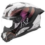 CASCO INTEGRAL LS2- FF820 RAPID III BOHO WHITE BLACK PINK .ECE 22.06/ BLANCO NEGRO ROSA