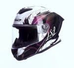 CASCO INTEGRAL LS2- FF820 RAPID III BOHO WHITE BLACK PINK .ECE 22.06/ BLANCO NEGRO ROSA - Imagen 4